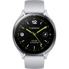 Xiaomi Watch 2 3,63 cm (1.43") AMOLED 46 mm Digital 466 x 466 pixels Ecrã táctil Prateado Wi-Fi GPS