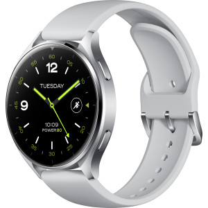 Xiaomi Watch 2 3,63 cm (1.43") AMOLED 46 mm Digital 466 x 466 pixels Ecrã táctil Prateado Wi-Fi GPS