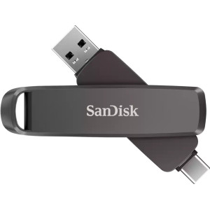 SanDisk SDDDE1-1T00-G46 unidade de memória USB 1 TB USB Type-C USB Type-A 3.2 Gen 2 (3.1 Gen 2) Preto