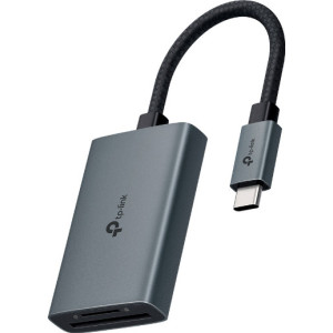 TP-Link UA440C leitor de cartões USB 3.2 Gen 1 (3.1 Gen 1) Type-C Cinzento
