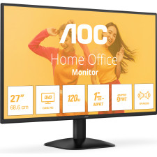 AOC B3 Q27B35S3 monitor de ecrã 68,6 cm (27") 2560 x 1440 pixels Quad HD LED Preto