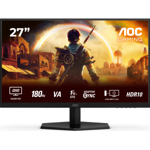 AOC G4 Q27G42XNE monitor de ecrã 68,6 cm (27") 2560 x 1440 pixels Quad HD LED Preto, Vermelho