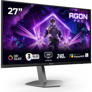 AOC G2 AG276UZD monitor de ecrã 67,3 cm (26.5") 3840 x 2160 pixels 4K Ultra HD OLED Preto