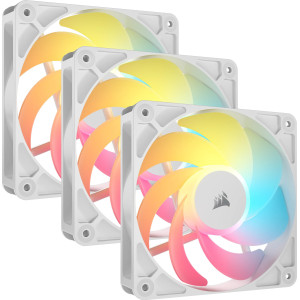 Corsair RS120-R ARGB Caixa de computador Ventoinha 12 cm Branco 3 unidade(s)