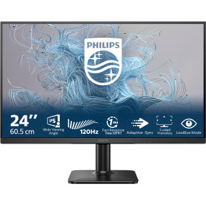 Philips 1000 series 24E2N1110 00 monitor de ecrã 60,5 cm (23.8") 1920 x 1080 pixels Full HD LCD Preto