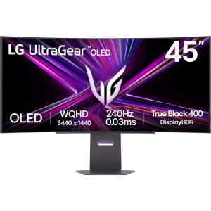 LG 45GX900A-B monitor de ecrã 113 cm (44.5") 3440 x 1440 pixels Wide Quad HD OLED Preto
