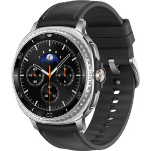 Samsung Galaxy Watch 8 Classic 3,3 cm (1.3") AMOLED 46 mm Digital 438 x 438 pixels Ecrã táctil 4G Prateado Wi-Fi GPS