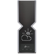 TP-Link Archer BE800 router sem fios Multi-Gigabit Ethernet Tri-band (2.4 GHz   5 GHz   6 GHz) Preto, Aço inoxidável