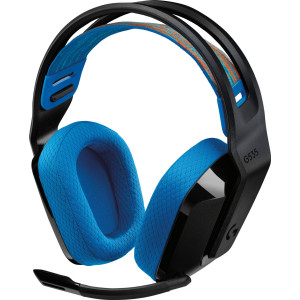 Logitech G G535 Auscultadores Sem fios Fita de cabeça Jogos Preto, Azul