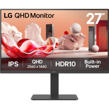 LG 27BA45QB-B monitor de ecrã 68,6 cm (27") 2560 x 1440 pixels Quad HD LCD Preto