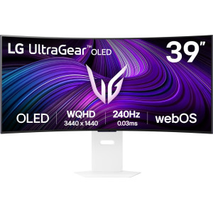 LG 39GX90SA-W monitor de ecrã 99,1 cm (39") 3440 x 1440 pixels Wide Quad HD OLED Branco