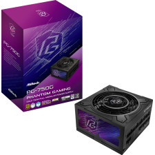Asrock Phantom Gaming PG-750G fonte de alimentação 750 W 20+4 pin ATX ATX Preto