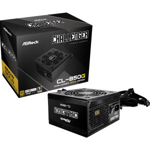 Asrock Challenger CL-850G fonte de alimentação 850 W 20+4 pin ATX ATX Preto