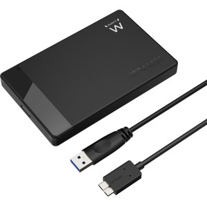 Ewent EW7049 Caixa para Discos Rígidos Compartimento HDD SSD Preto 2.5"