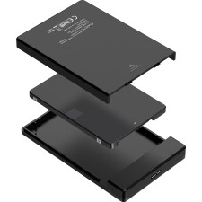 Ewent EW7049 Caixa para Discos Rígidos Compartimento HDD SSD Preto 2.5"