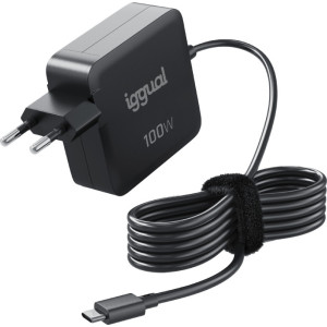 iggual PD 100W Universal Preto AC Carregamento rápido Interior