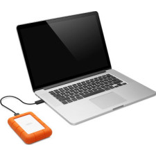 LaCie Rugged Mini disco externo 2 TB 5400 RPM Micro-USB B 3.2 Gen 1 (3.1 Gen 1) Laranja, Prateado