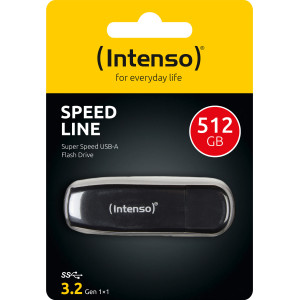 Intenso Speed Line unidade de memória USB 512 GB USB Type-A 3.2 Gen 1 (3.1 Gen 1) Preto