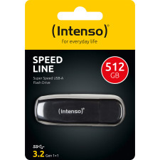 Intenso Speed Line unidade de memória USB 512 GB USB Type-A 3.2 Gen 1 (3.1 Gen 1) Preto