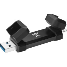 Silicon Power DS72 unidade de memória USB 1 TB USB Type-A   USB Type-C 3.2 Gen 2 (3.1 Gen 2) Preto