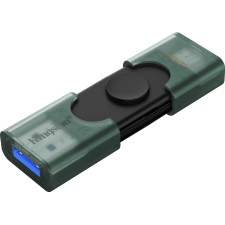 Kingston Technology DataTraveler DuoG2 unidade de memória USB 128 GB USB Type-A   USB Type-C 3.2 Gen 1 (3.1 Gen 1) Preto, Verde
