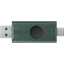 Kingston Technology DataTraveler DuoG2 unidade de memória USB 256 GB USB Type-A   USB Type-C 3.2 Gen 1 (3.1 Gen 1) Preto, Verde