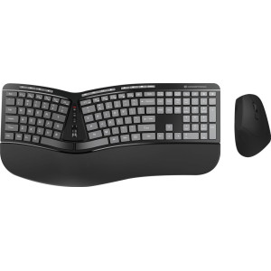 Conceptronic ORAZIO02US teclado Rato incluído Escritório RF Wireless QWERTY Inglês (Estados Unidos) Preto