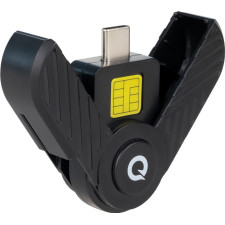 TooQ TQR-3011B leitor de smart card USB Type-C Preto