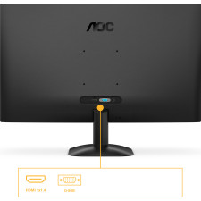 AOC B3 27B35HM monitor de ecrã 68,6 cm (27") 1920 x 1080 pixels Full HD LED Preto
