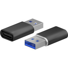 AISENS A108-0678 adaptador para cabos USB Type-C USB Type-A Preto