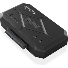 AISENS ASDS-M2SATA04B Docking Station para Discos Rígidos USB 3.2 Gen 1 (3.1 Gen 1) Type-C Preto