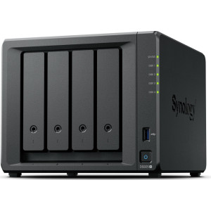 Synology DiskStation DS925+ servidor NAS e de armazenamento Ryzen Embedded V1500B 4 GB DDR4 0 TB Preto