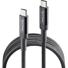 NGS KNOT 100W-3 cabo USB USB 2.0 3 m USB C Preto
