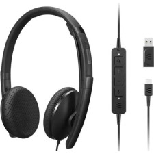 Lenovo 4XD1M45626 auscultador Auscultadores Com fios Fita de cabeça USB Type-C Preto