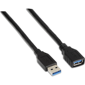 AISENS A105-0041 cabo USB USB 3.2 Gen 1 (3.1 Gen 1) 1 m USB A Preto
