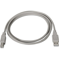 AISENS A101-0004 cabo USB USB 2.0 4,5 m USB A USB B Bege