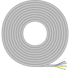 AISENS A135-0660 cabo de rede Cinzento 100 m Cat6 U UTP (UTP)