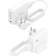 AISENS ASCH-140W4P055-W carregador de dispositivos móveis Universal Branco AC Carregamento rápido Interior