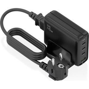 AISENS ASCH-140W4P056-BK carregador de dispositivos móveis Universal Preto AC Carregamento rápido Interior