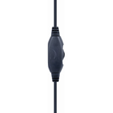 Gembird GHS-05-O auscultador Auscultadores Com fios Fita de cabeça Jogos Preto, Laranja