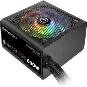 Thermaltake Smart RGB fonte de alimentação 600 W 20+4 pin ATX ATX Preto