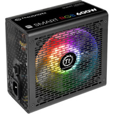 Thermaltake Smart RGB fonte de alimentação 600 W 20+4 pin ATX ATX Preto