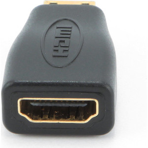 Gembird A-HDMI-FC adaptador para cabos mini-HDMI Preto