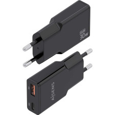 AISENS ASCH-30W2P047-BK carregador de dispositivos móveis Câmara digital, MP3, MP4, Telemóvel, Navigator, Computador portátil,