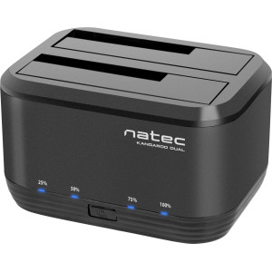 NATEC Kangaroo Dual USB 3.2 Gen 1 (3.1 Gen 1) Type-A Preto
