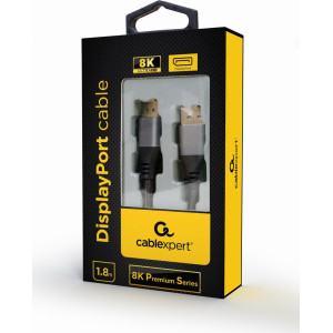 Gembird CC-DP8K-6 cabo DisplayPort 1,8 m Preto
