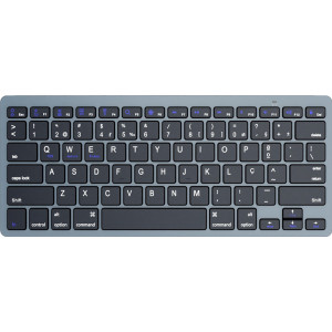 Ewent EW3120 teclado Universal Bluetooth QWERTY Português Preto, Cinzento