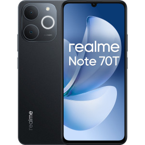 realme Note 70T 17,1 cm (6.74") Dual SIM Android 15 4G USB Type-C 4 GB 128 GB 6000 mAh Preto
