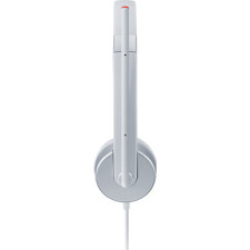 Lenovo 100 Stereo Analogue Headset Auscultadores Escritório Call center Prateado