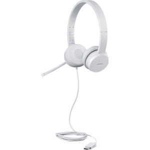 Lenovo GXD1E71385 auscultador Auscultadores Com fios Pulso Chamadas Música USB Type-A Cinzento